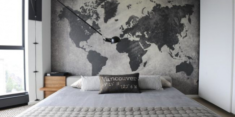 Grafika v interiéru: 75 způsobů, jak si doma vytvořit originální umělecký prostor